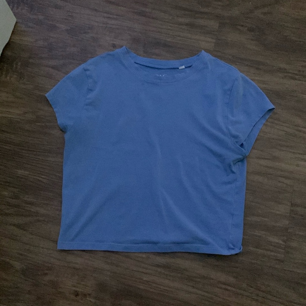 pacsun basic cute blue top